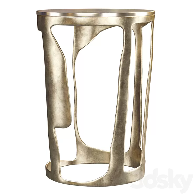 Side table Vincenzo De Cotiis DC1511 / Round metal table 3D Model Side table Vincenzo De Cotiis DC1511 / Round metal table 3D Model