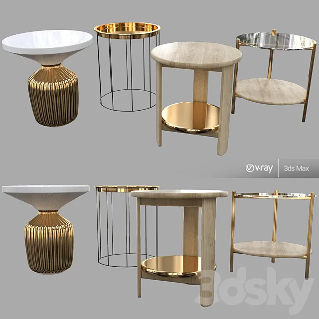 Side tables 3DModel