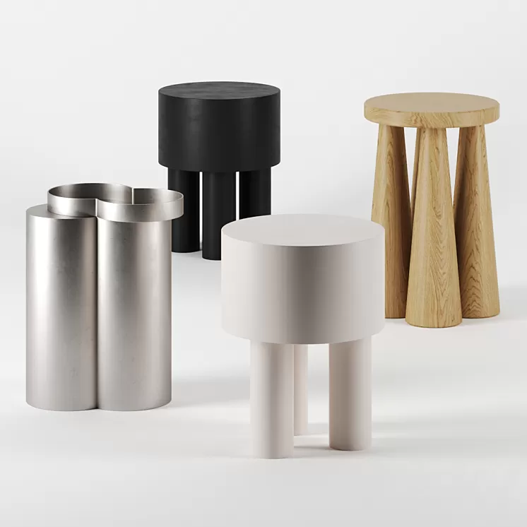 Side tables by Garde shop 3D Model Side tables by Garde shop 3D Model