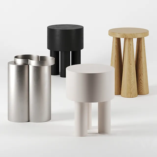 Side tables by Garde shop 3DModel