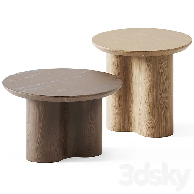 Side Tables Prince by Grazia & Co 3DModel