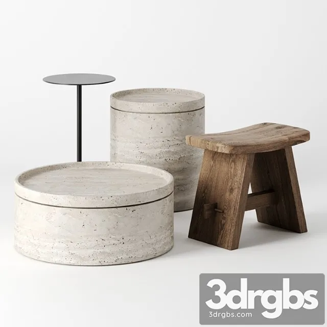 Side Tables Set 3D Model Download Side Tables Set 3D Model Download
