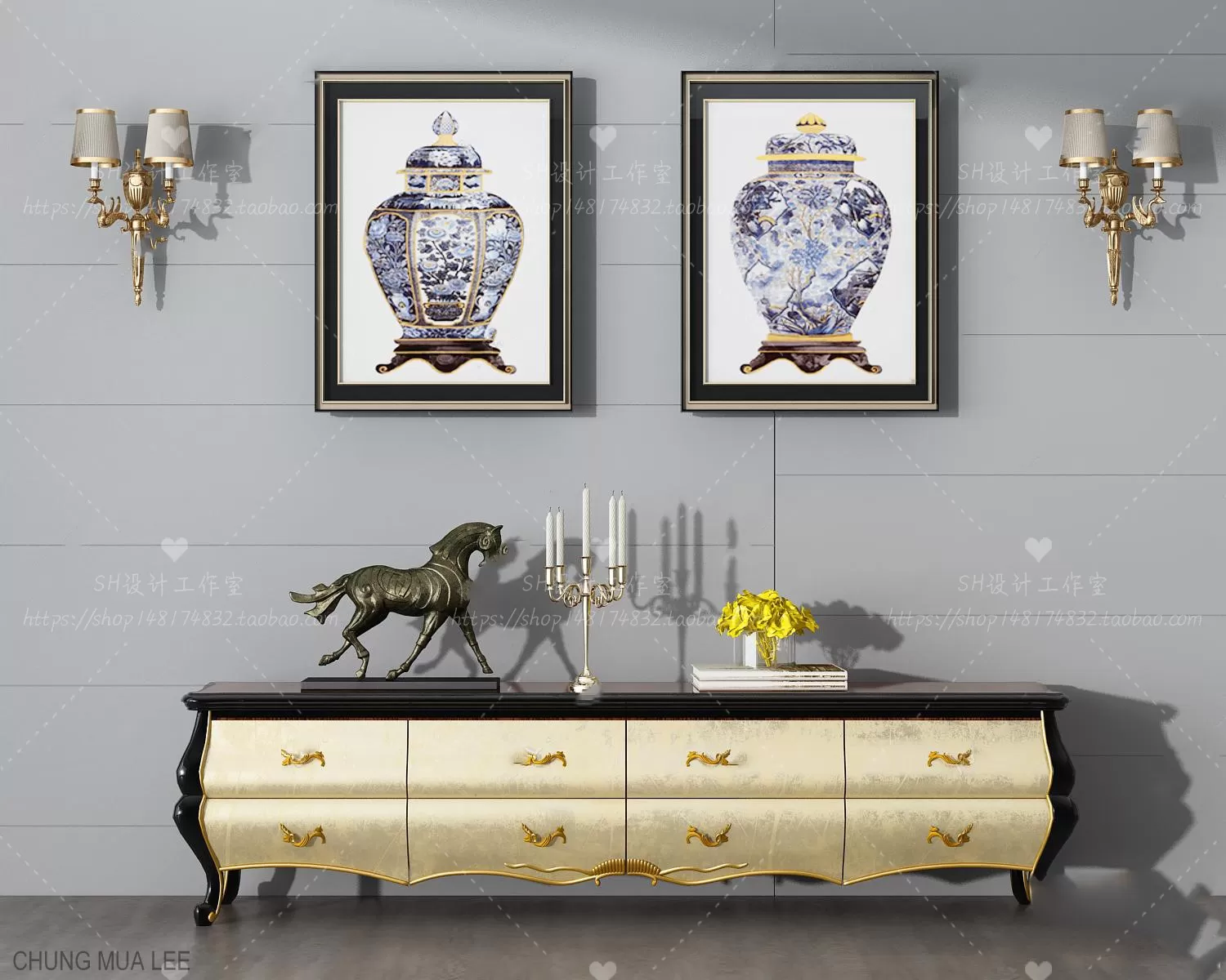 3DSKY PRO – SIDEBOARD 3D MODELS – 060