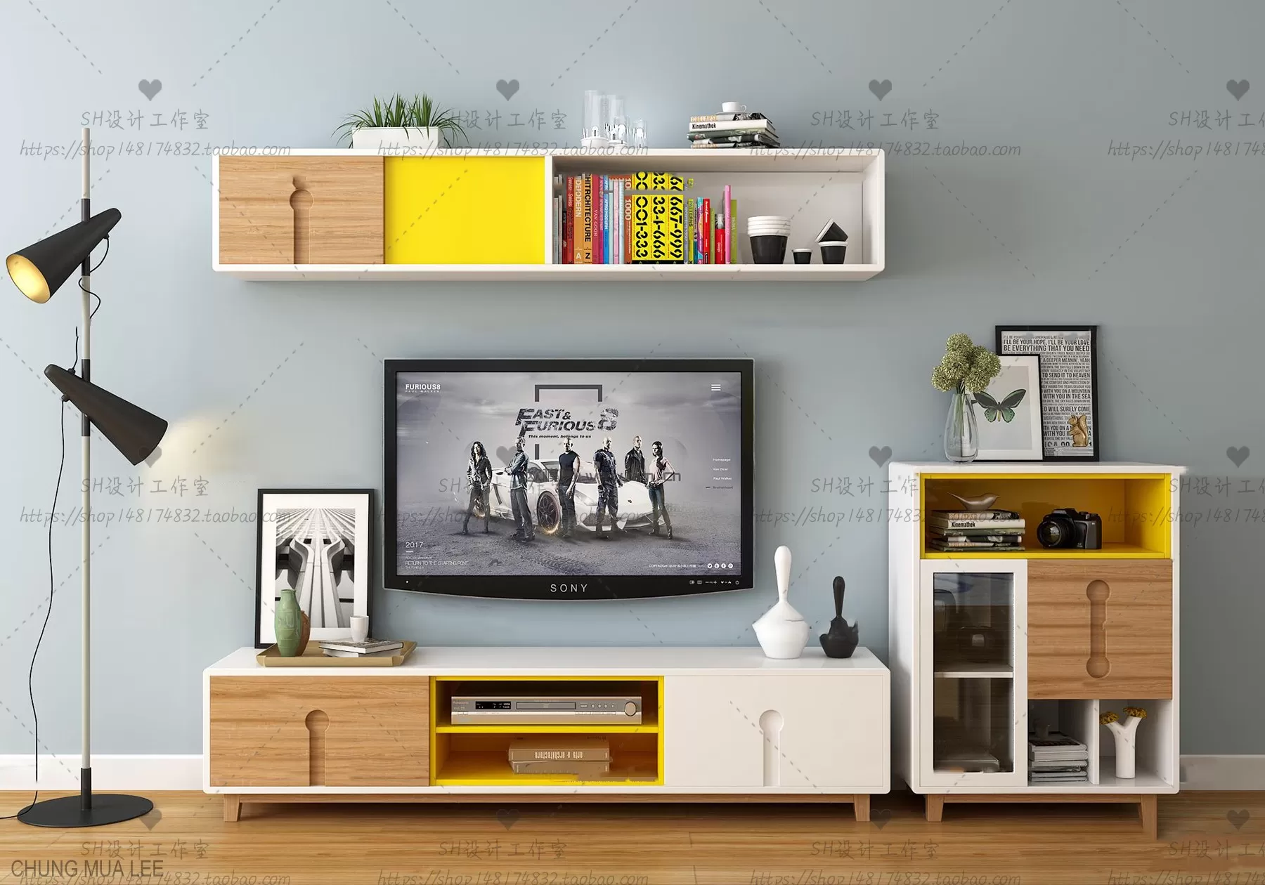 3DSKY PRO – SIDEBOARD 3D MODELS – 074