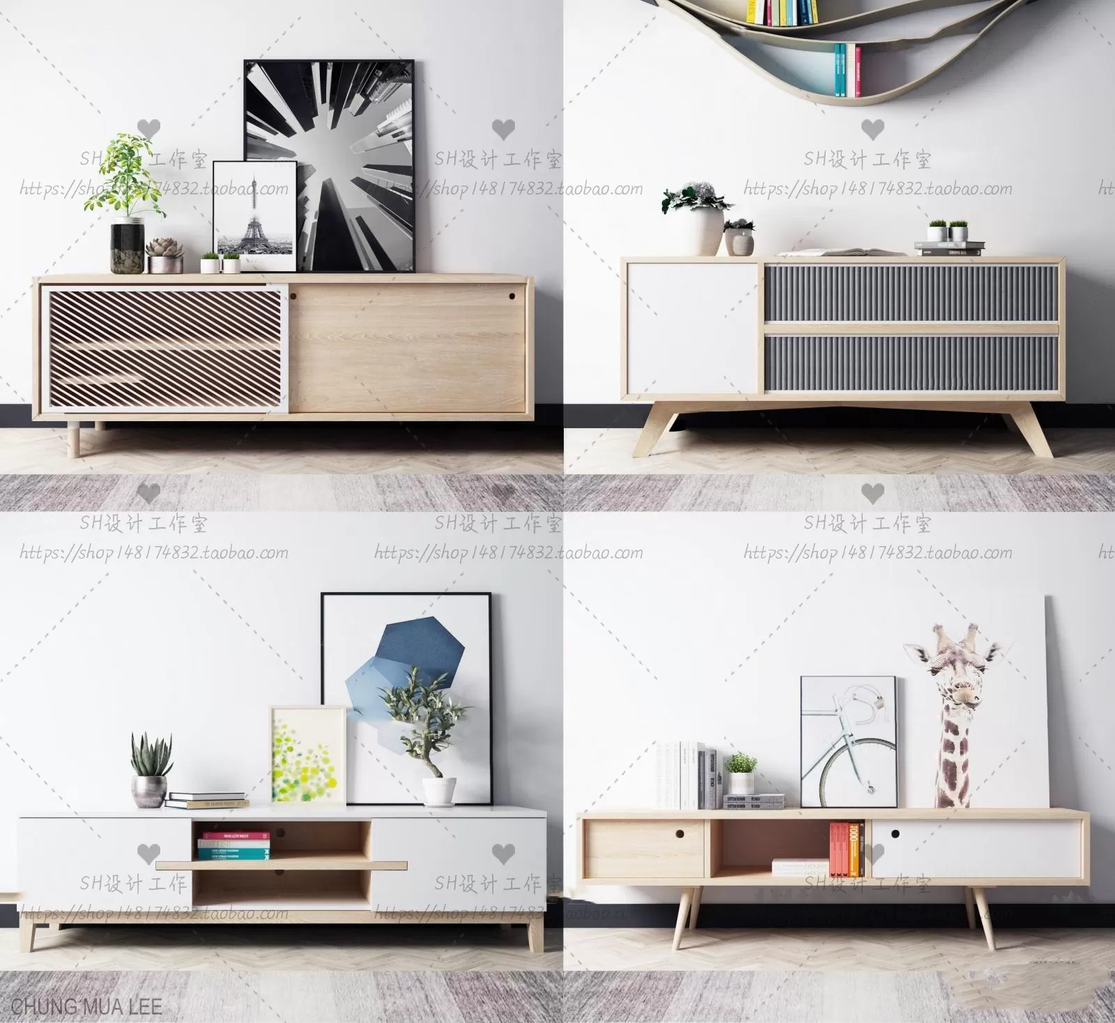 3DSKY PRO – SIDEBOARD 3D MODELS – 083