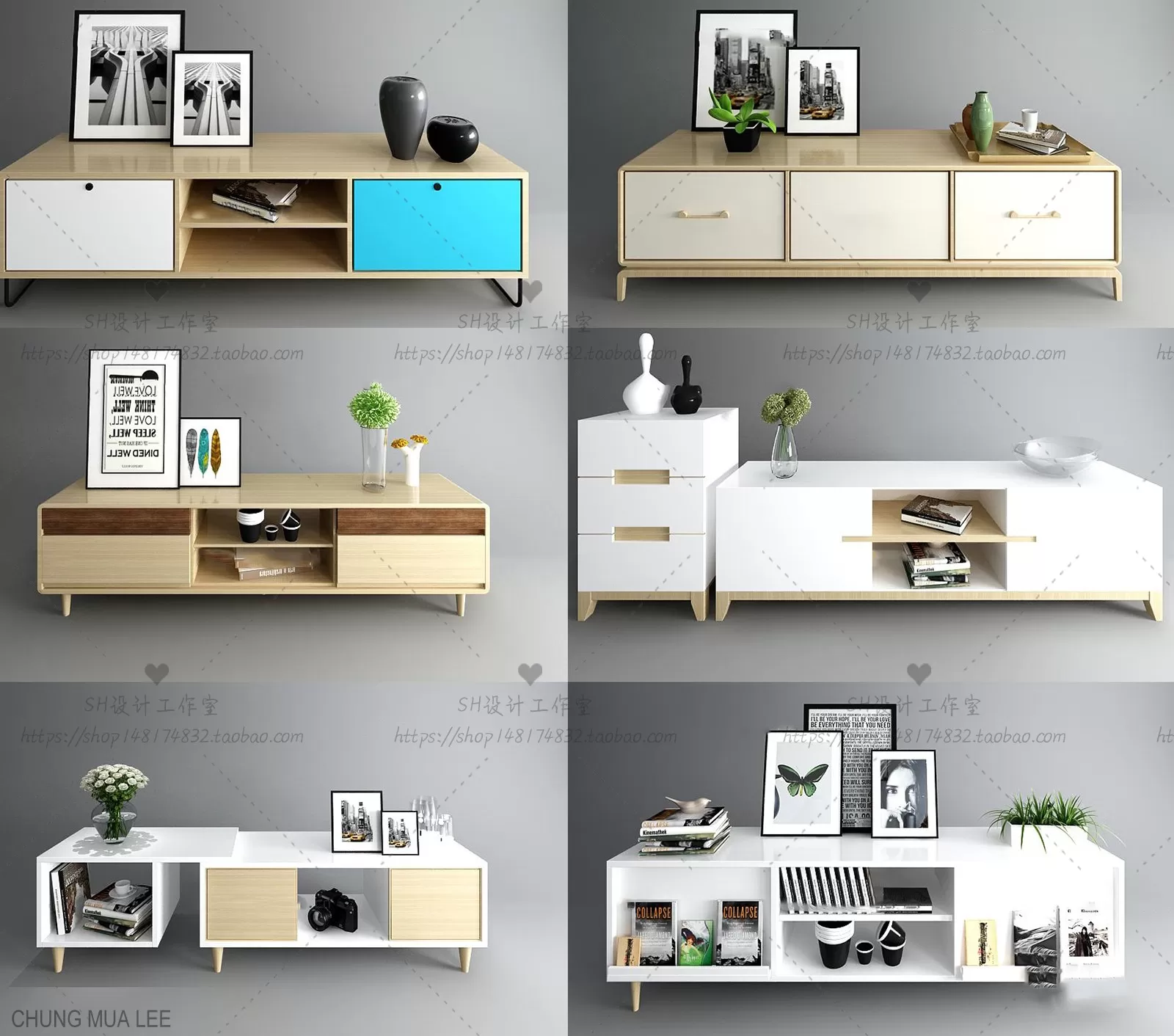 3DSKY PRO – SIDEBOARD 3D MODELS – 084