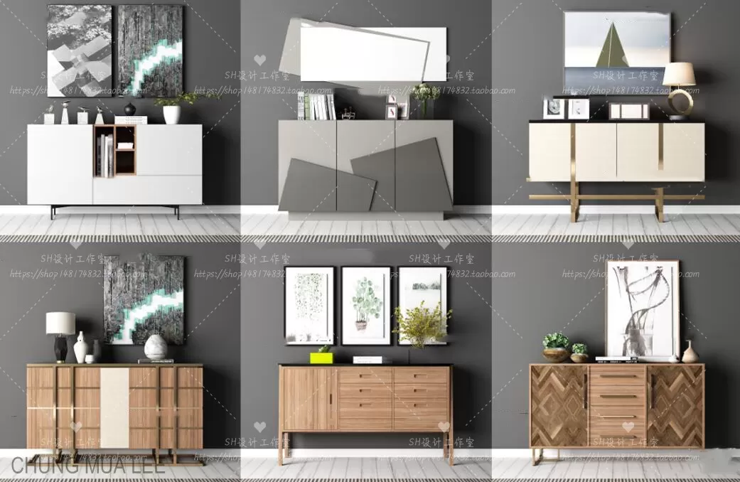 3DSKY PRO – SIDEBOARD 3D MODELS – 086