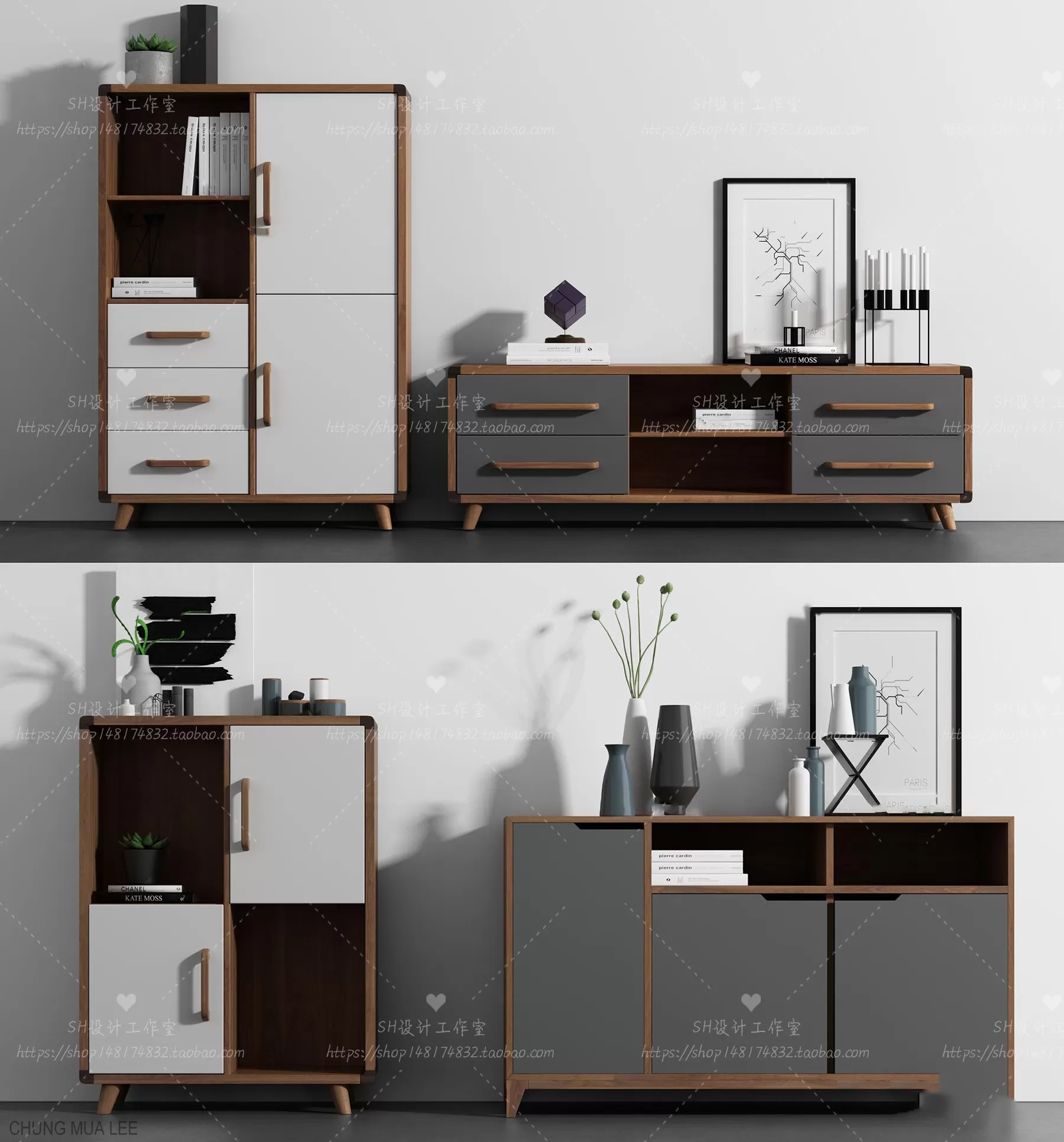 3DSKY PRO – SIDEBOARD 3D MODELS – 091