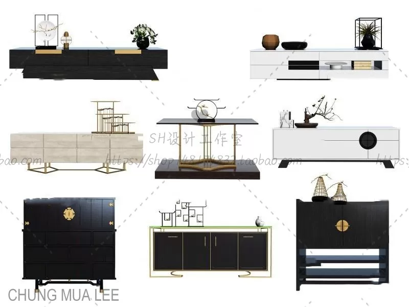 3DSKY PRO – SIDEBOARD 3D MODELS – 097