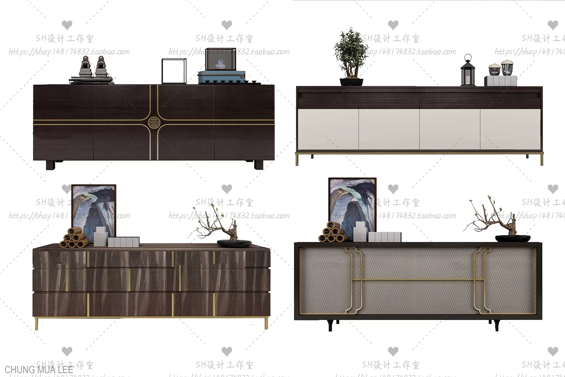 3DSKY PRO – SIDEBOARD 3D MODELS – 098