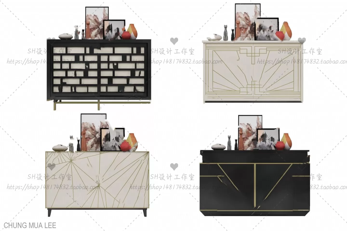 3DSKY PRO – SIDEBOARD 3D MODELS – 099