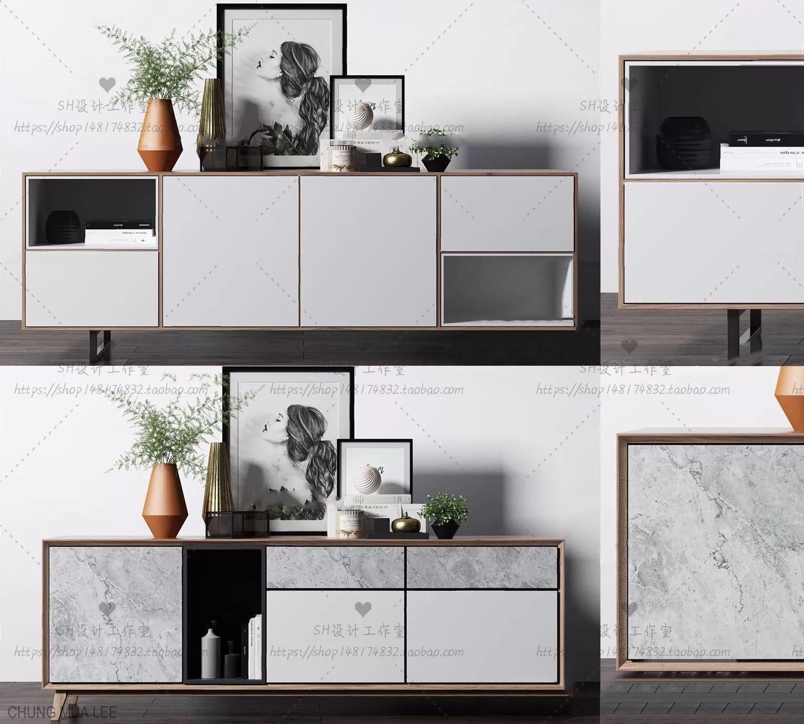 3DSKY PRO – SIDEBOARD 3D MODELS – 001