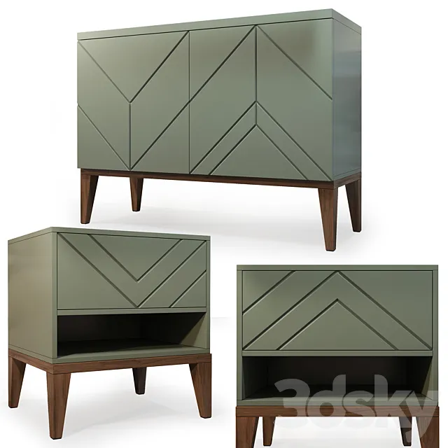 Sideboard bedside table Magic by MDeHouse 3D Model Sideboard bedside table Magic by MDeHouse 3D Model