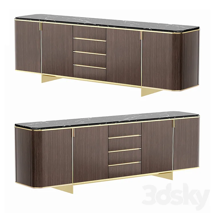Sideboard Dean 3D Model Free Download