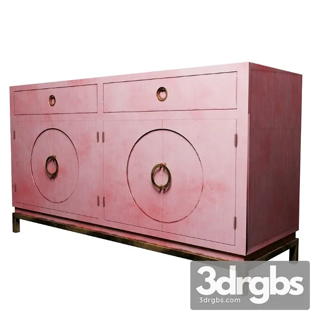 Sideboard Disk Pink 3D Model Download