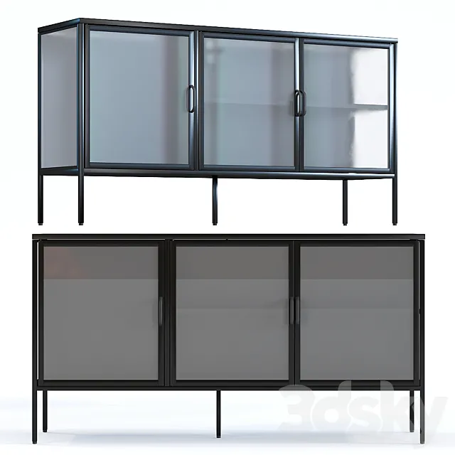 Sideboard Downtown 3D Model Sideboard Downtown 3D Model
