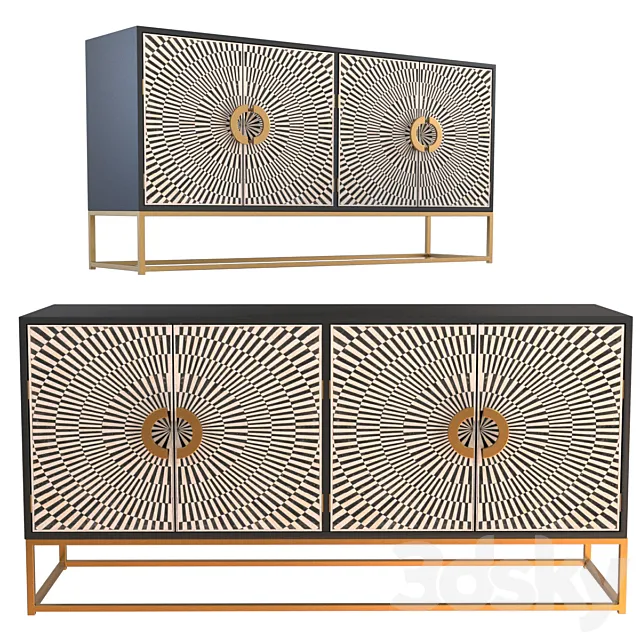 Sideboard Electro 3D Model Sideboard Electro 3D Model