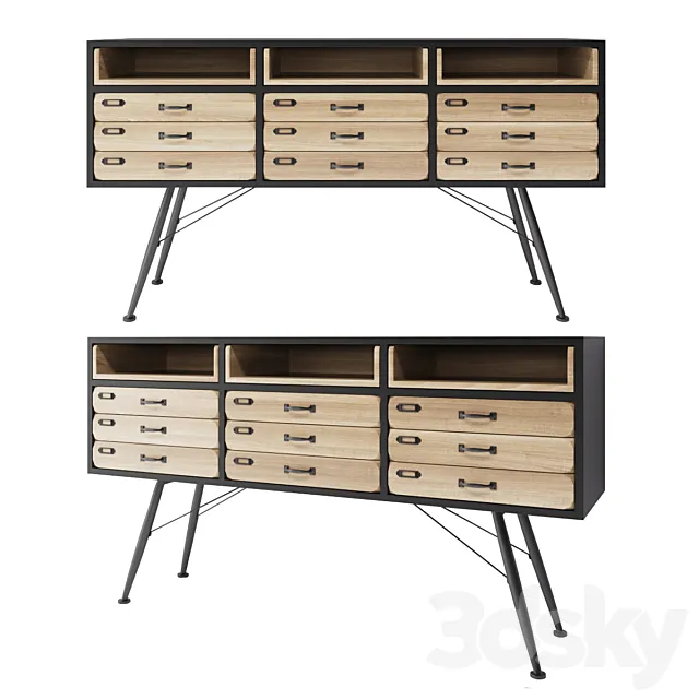 Sideboard Free La Forma (Julia Grup) 3DModel Sideboard Free La Forma (Julia Grup) 3DModel