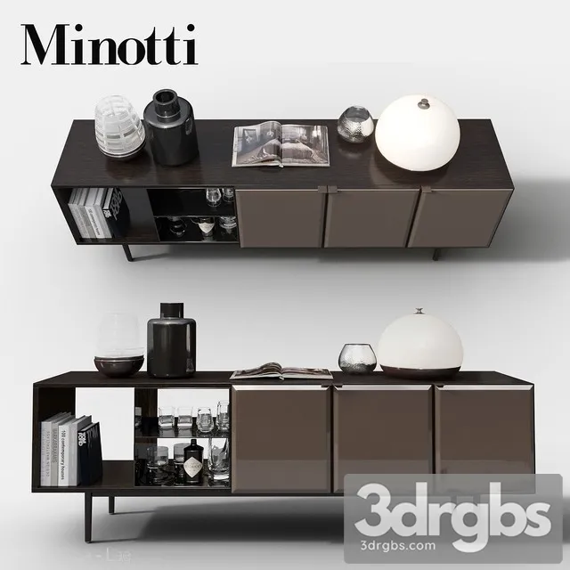Sideboard Morrison by Minotti 3D Model Download