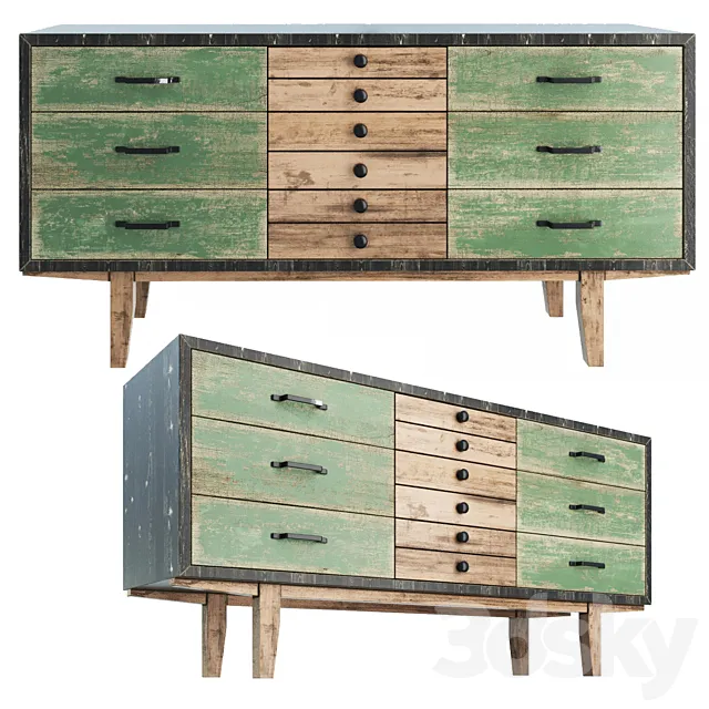 Sideboard Napa Valley 3DModel Sideboard Napa Valley 3DModel