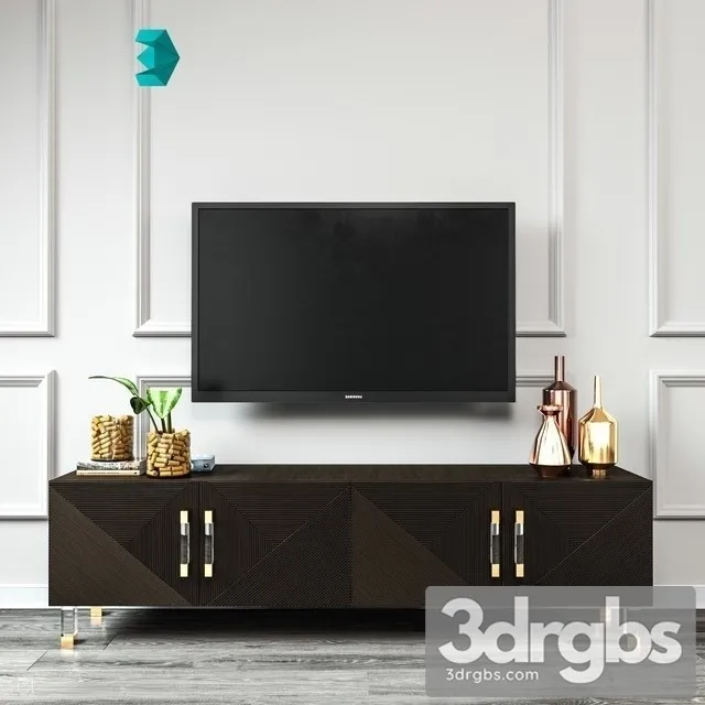 Sideboard TV 3D Model Download