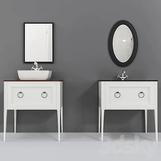 Sideboard with sink PLAZA Classic. Kerama Marazzi. 3DModel Sideboard with sink PLAZA Classic. Kerama Marazzi. 3DModel
