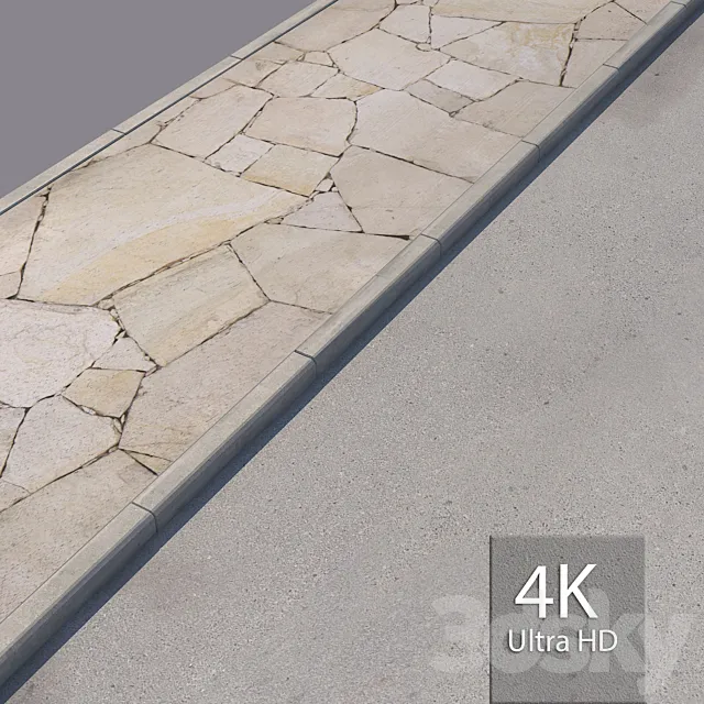 Sidewalk 7 3D Model Sidewalk 7 3D Model