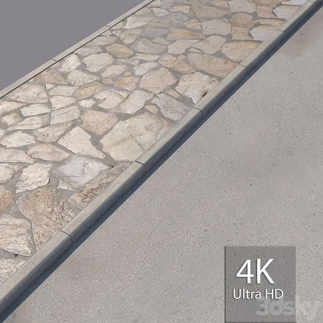 Sidewalk 9 3D Model Sidewalk 9 3D Model