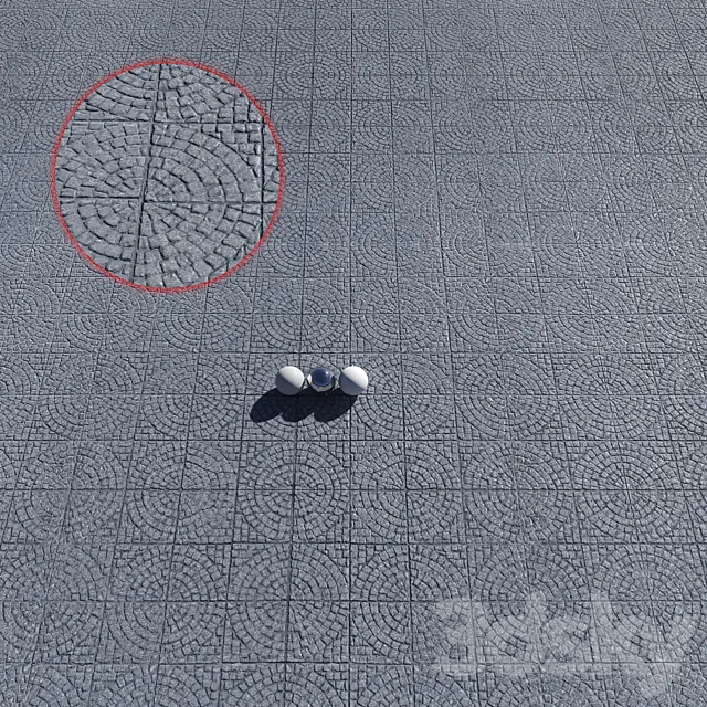 Sidewalk tile_5 3D Model Sidewalk tile_5 3D Model