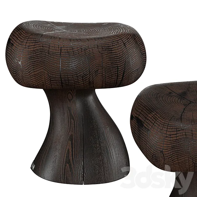 Sieben Riva 1920 Stool 3DModel