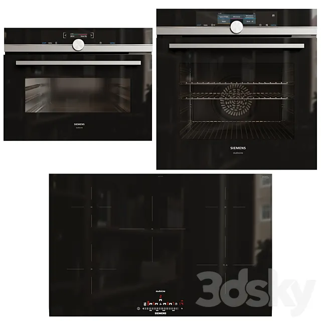 Siemens Appliances Set 3D Model Siemens Appliances Set 3D Model