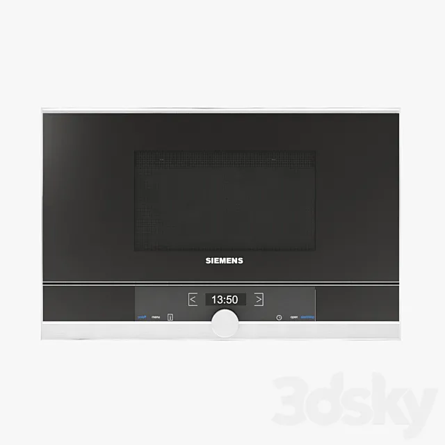 Siemens Built in microwave oven iQ700 BF634LGS1 3D Model