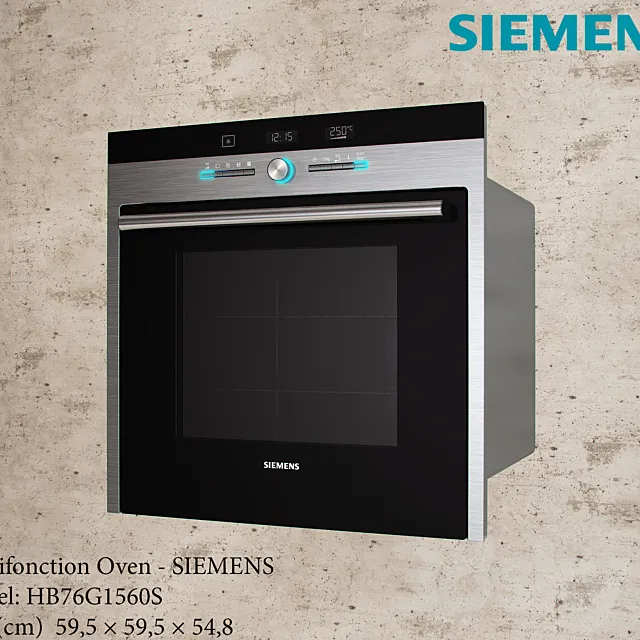 SIEMENS HB76G1560S 3DModel