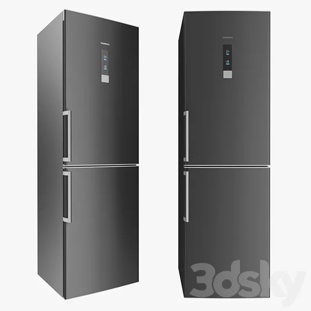 Siemens Refrigerator IQ700 KA92NLB35R 3D Model