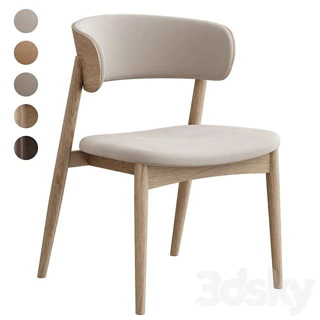 Siena Chair Deep House 3D Model Siena Chair Deep House 3D Model