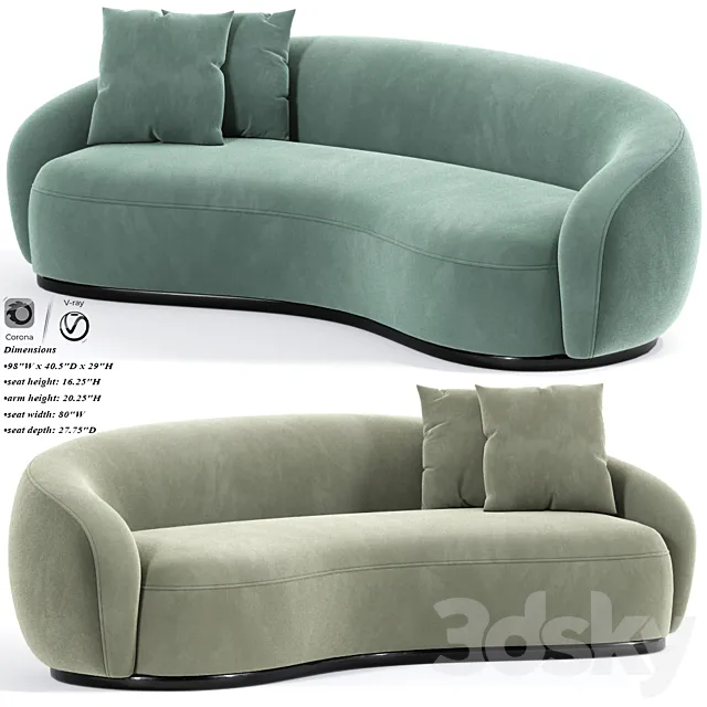 Siena sofa 3DModel