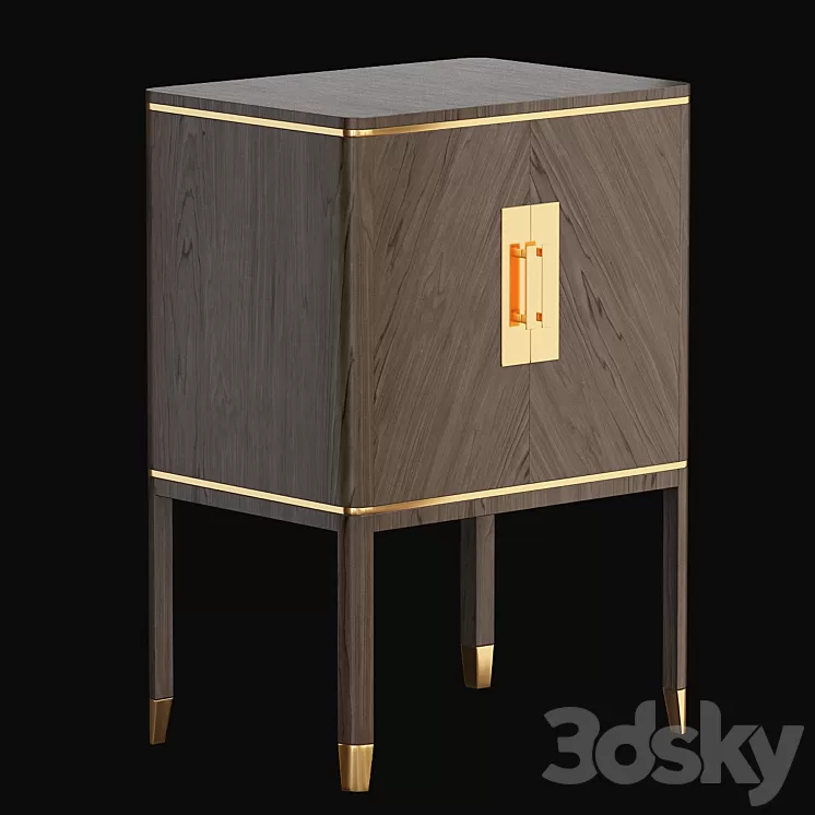 Siena Tall Cabinet Frato Interiors 3D Model