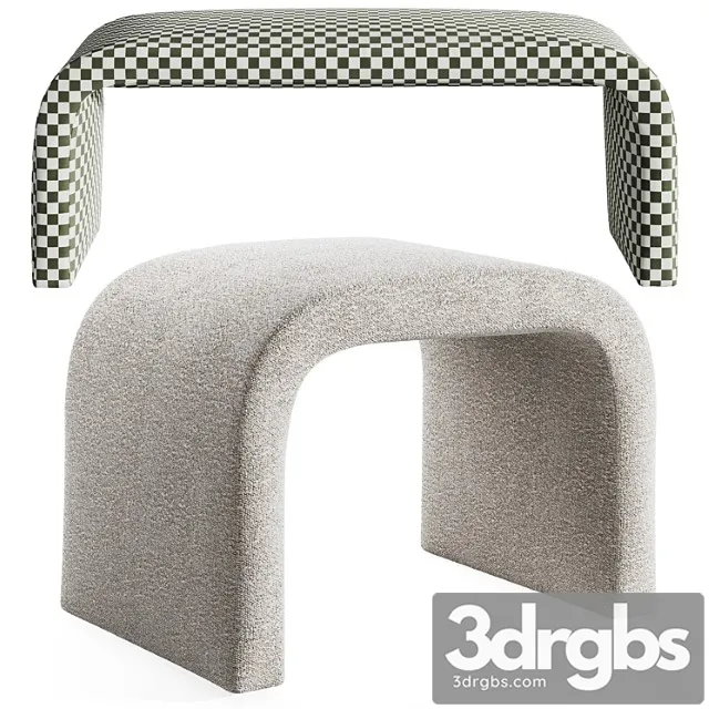 Sienna pouffe and bench by urban outfitters Sienna pouffe and bench by urban outfitters