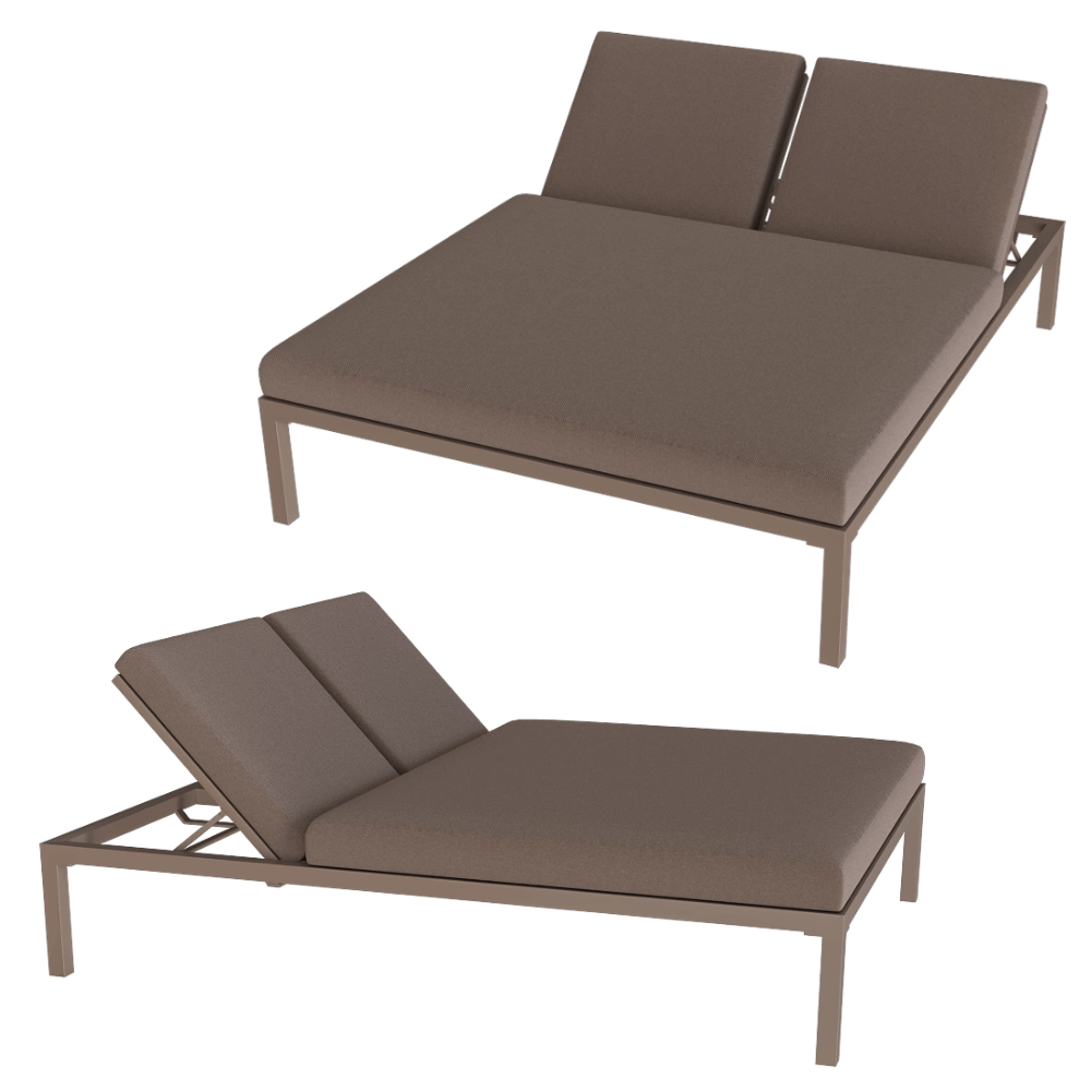 Sifas – Double chaise lounge KOMF30 3D Model