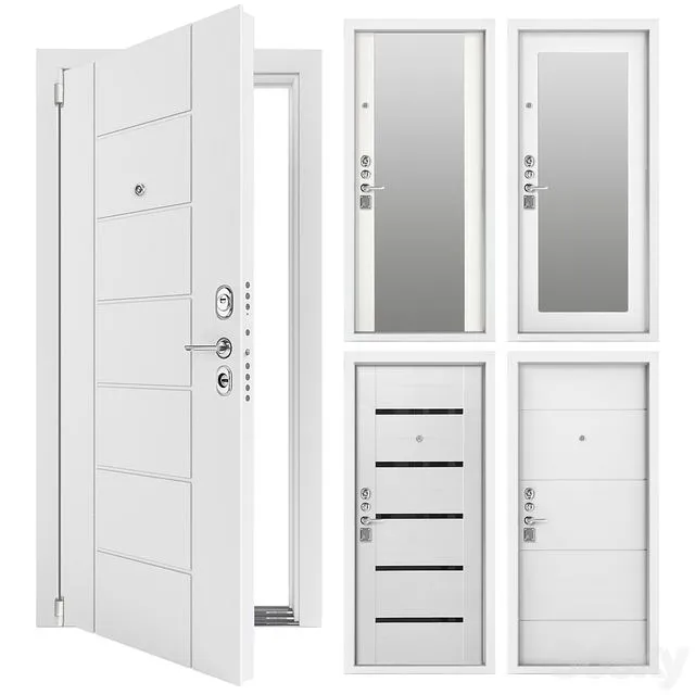 Sigma Luxe White doors by SIGMA 3D Model