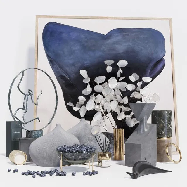 Sign decorative set 3D Model Sign decorative set 3D Model