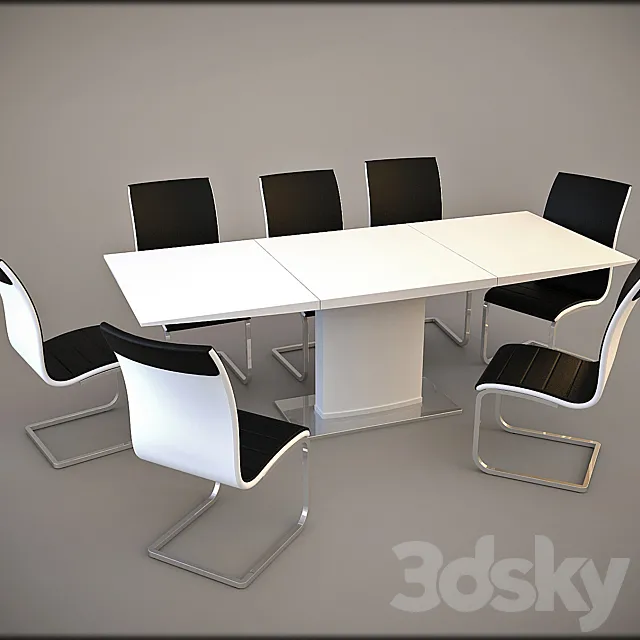 SIGNAL dining group 3DModel SIGNAL dining group 3DModel