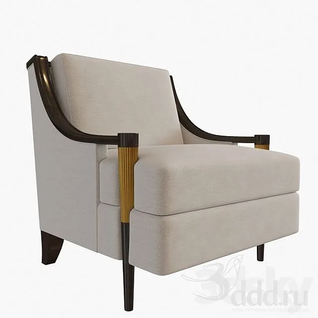 SIGNATURE LOUNGE CHAIR 3D Model SIGNATURE LOUNGE CHAIR 3D Model