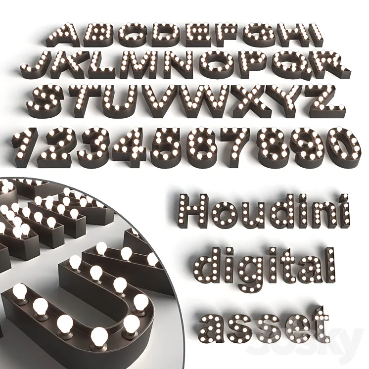 signboard creator 3D Model Free Download