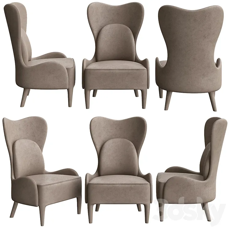 Signorini & Coco Lolita Armchair 3D Model Free Download Signorini & Coco Lolita Armchair 3D Model Free Download