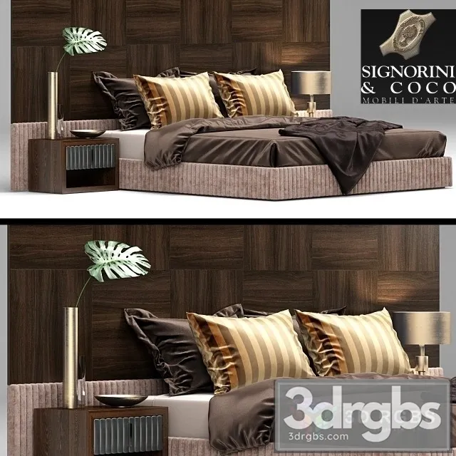 Signorini Coco Voyage Bed 3D Model Download