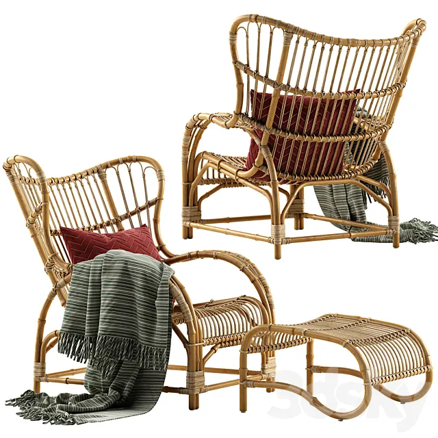 Sika Design Teddy lounge chair 3D Model