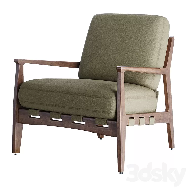 SILAS CHAIR SAHARA TAN 3D Model Free Download