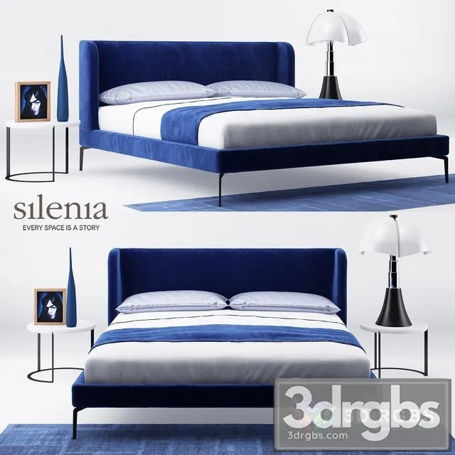 Silenia Set Neocon Bed 3D Model Download