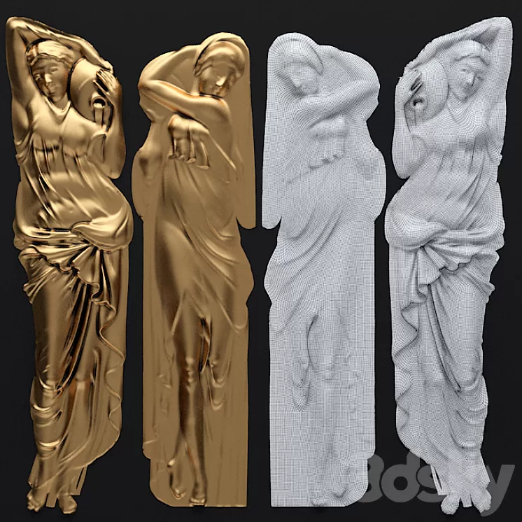 Silhouettes 3D Model Silhouettes 3D Model